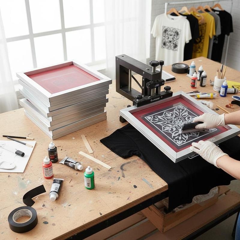Screen Printing Frame Mesh - Silk Screen Frame 18x20inch For T-shirt