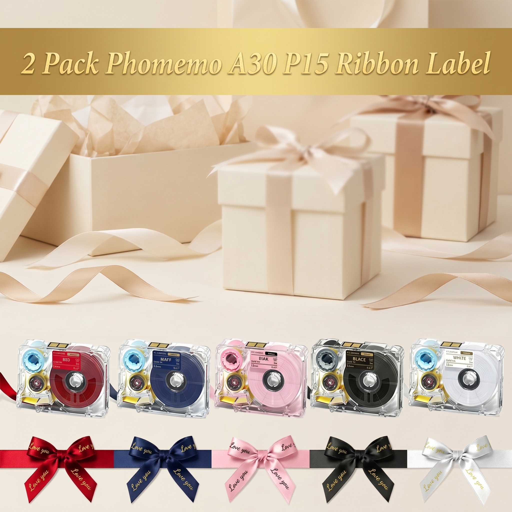 Commercial Fabric Printing Machine - Phomemo A30 P15 Exclusive Embellish Black