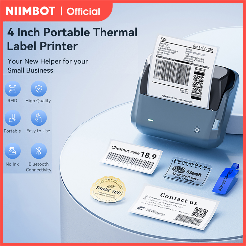 Commercial Printing Machine Price - Niimbot B4 Thermal Label Printer Wireless