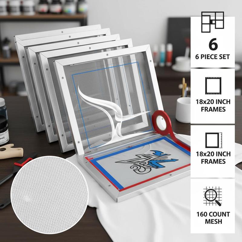 Silk Screen Frame 18x20inch Fo - Screen Printing Frame Mesh avis et prix