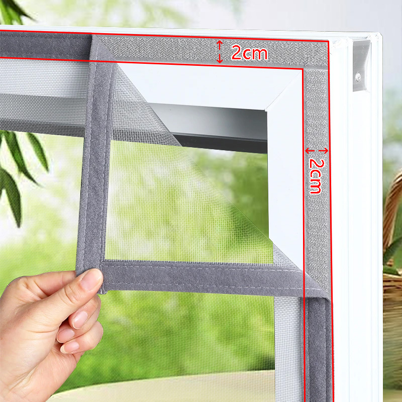 A gray mesh frame mosquito net - Screen Printing Frame Mesh avis et prix