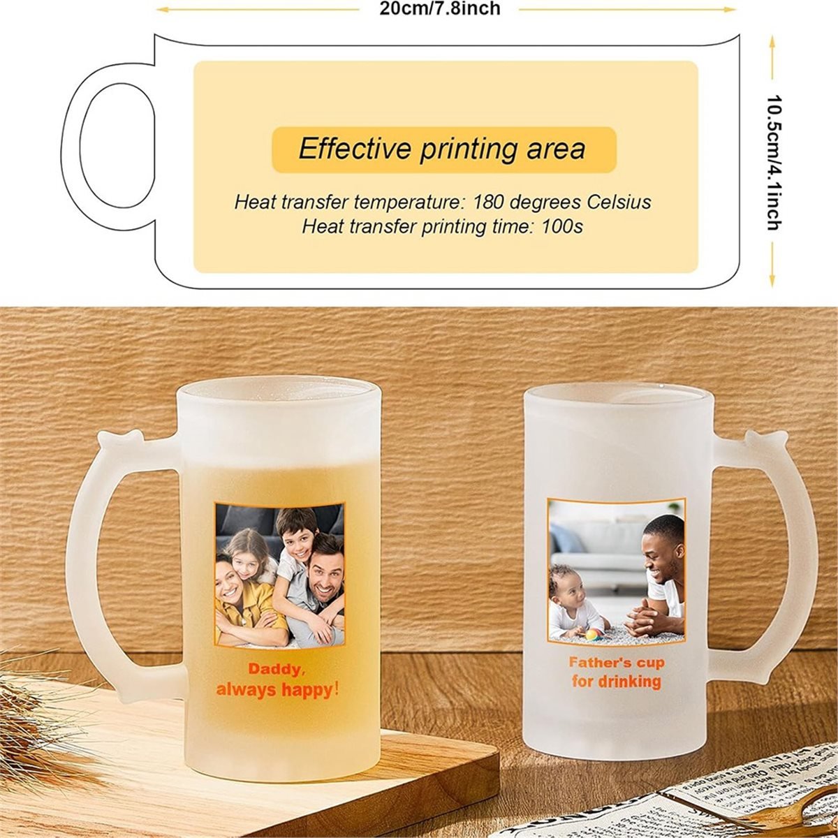 2 Pcs Sublimation Blank Beer M - Sublimation Mug Blank avis et prix