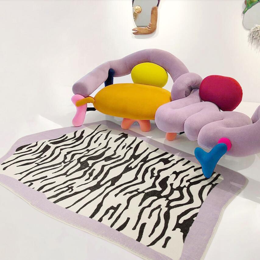 Thick Zebra Stirpe 3D Printed  - Commercial Fabric Printing Machine avis et prix