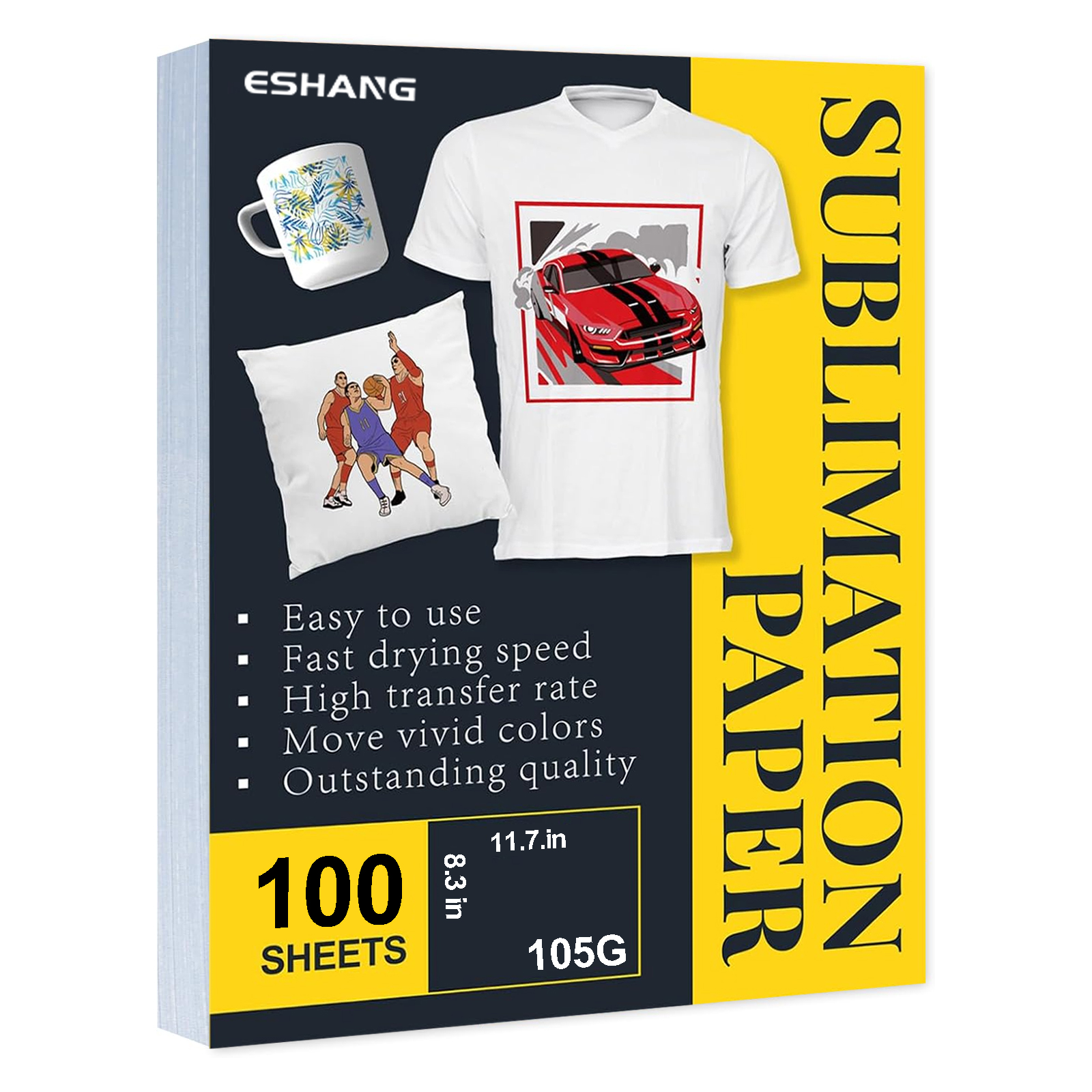 100 Sheets A4 Sublimation Pape - Commercial Fabric Printing Machine avis et prix