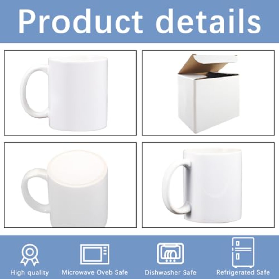 PACK 11 oz sublimation mugs wi - Sublimation Mug Blank avis et prix