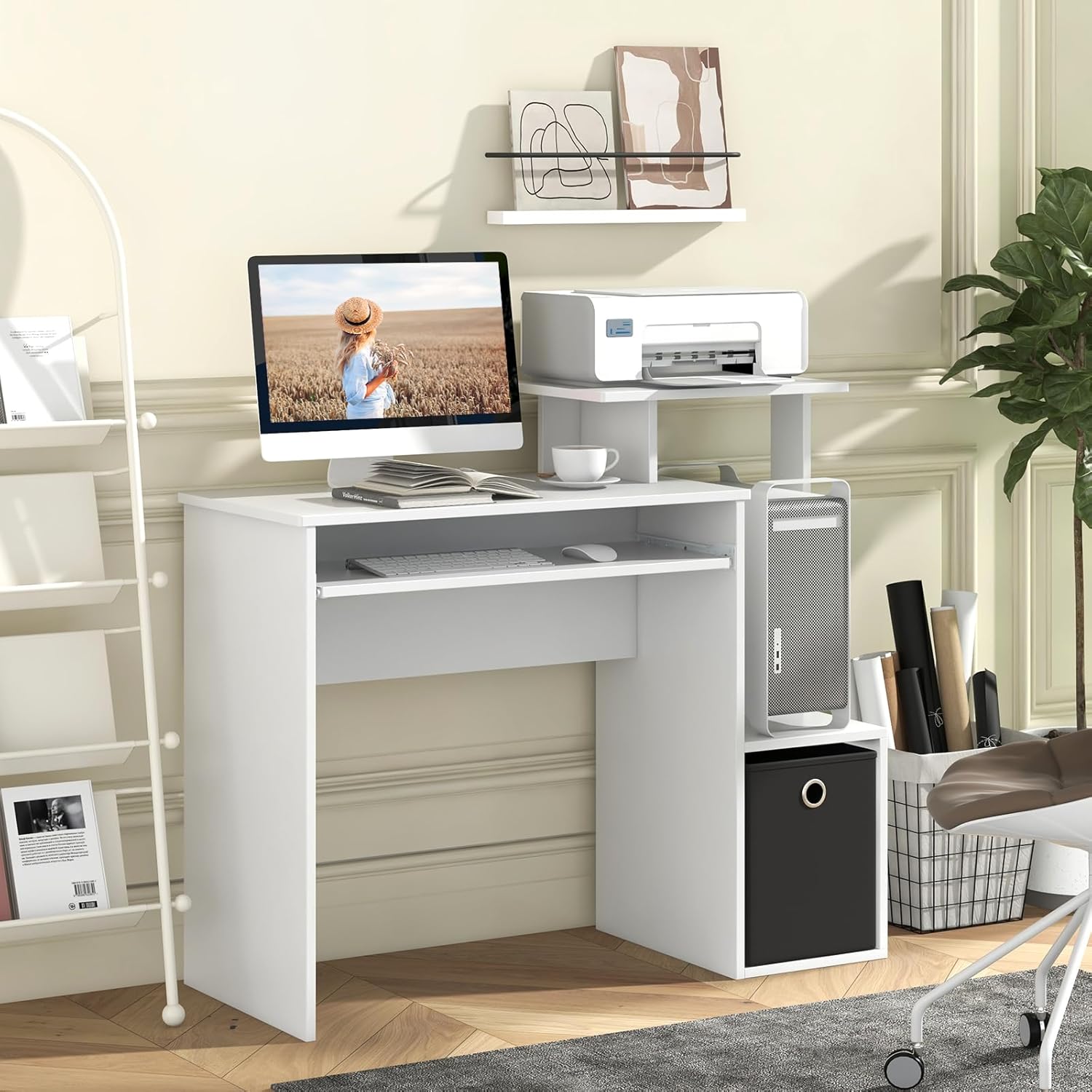 Computer Desk with Fabric Draw - Commercial Fabric Printing Machine avis et prix