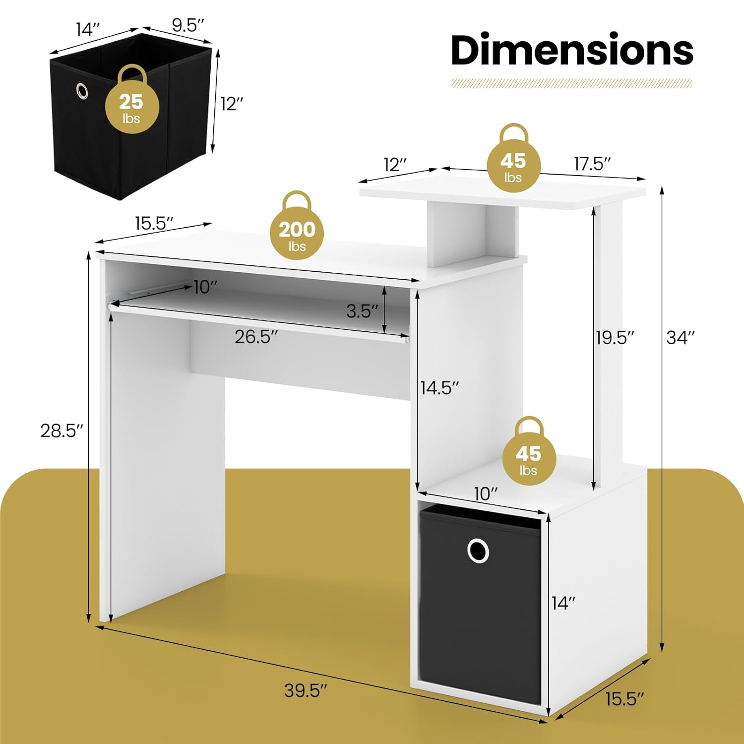 Computer Desk with Fabric Draw - Commercial Fabric Printing Machine avis et prix