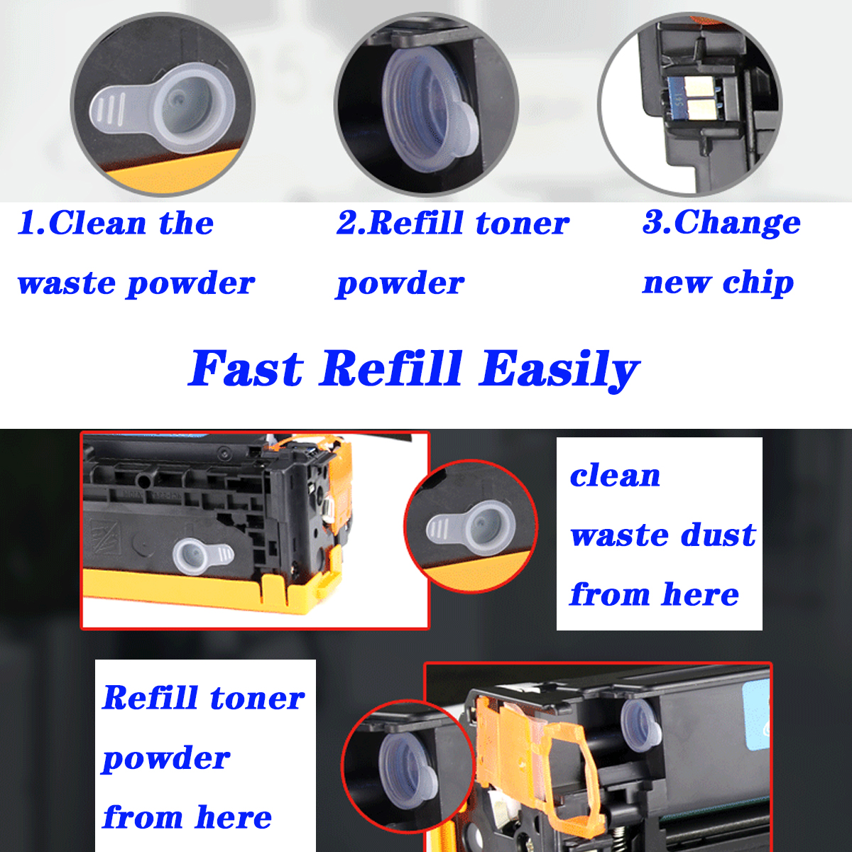 45G Ink Toner Powder Dust Refi - Laser Toner Powder avis et prix