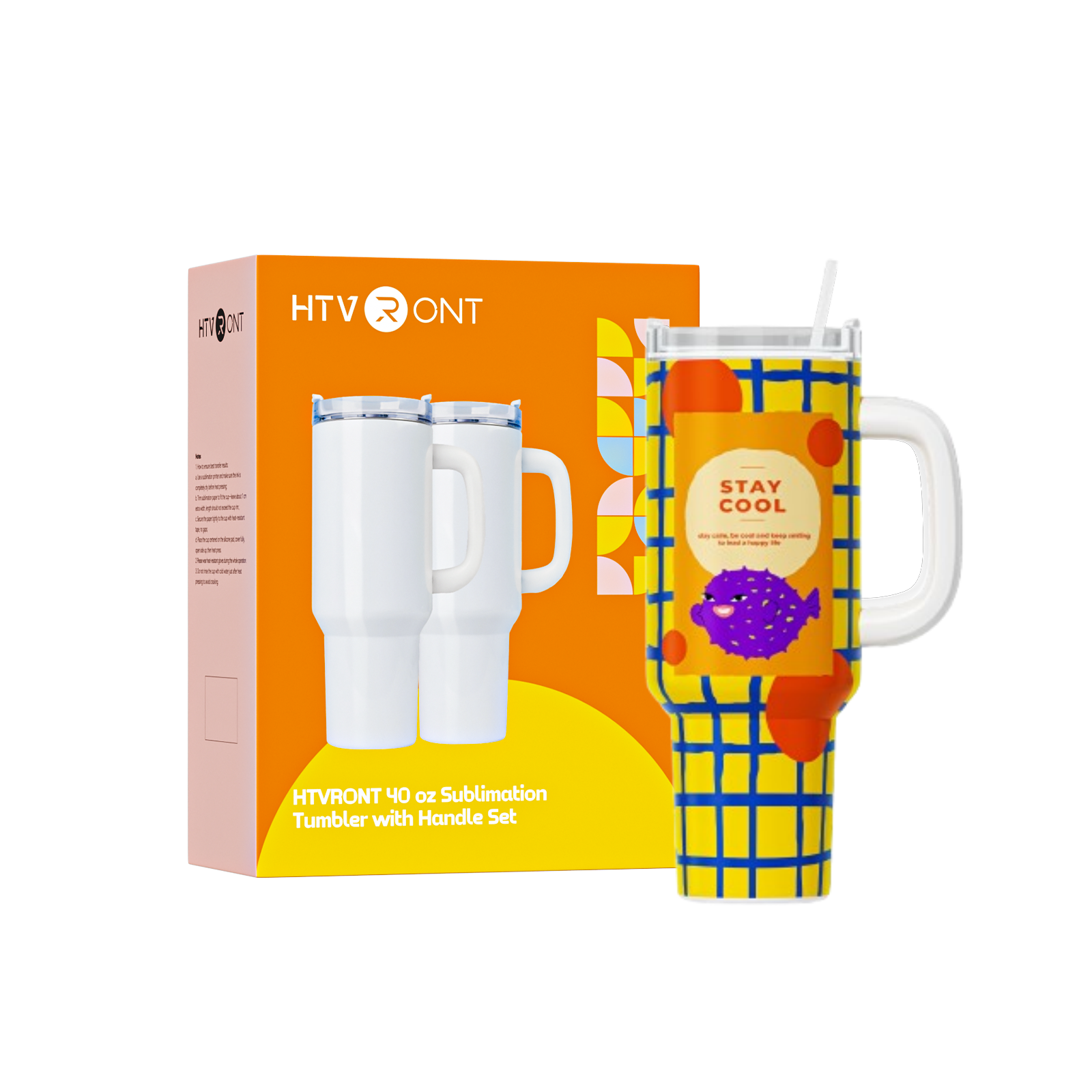 HTVRONT 2 Pack 40oz Sublimatio - Sublimation Mug Blank avis et prix