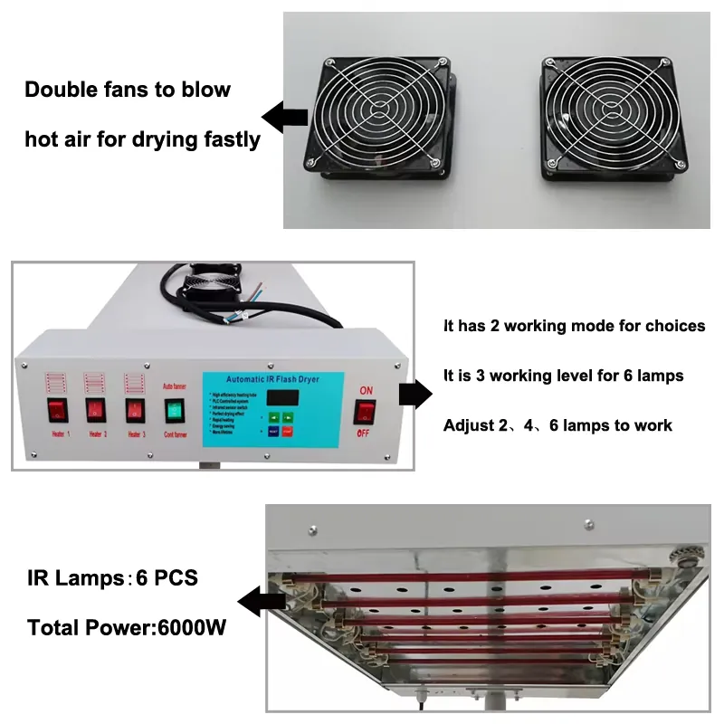 Temperature Control Flash Drye - Flash Dryer Screen Print avis et prix