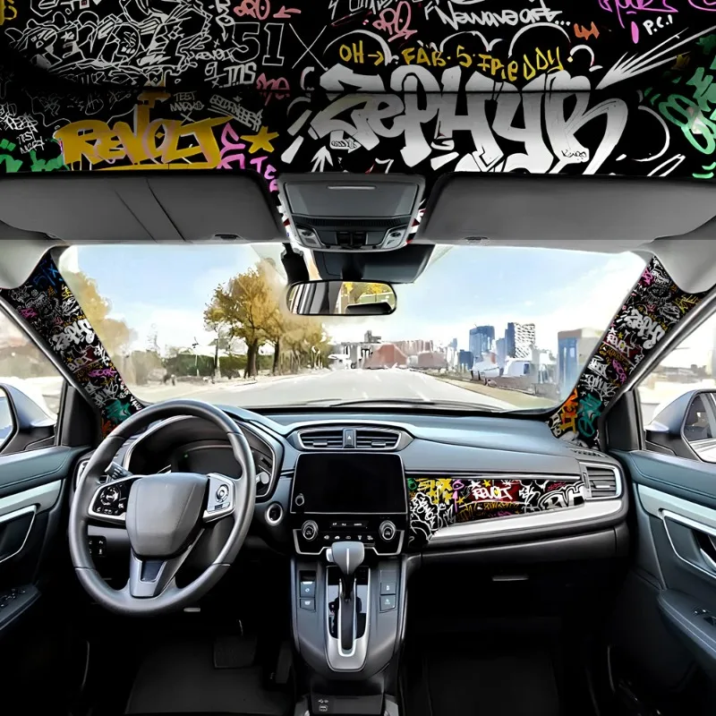 Graffiti Pattern Car Interior  - Embroidery Digitizing Software avis et prix