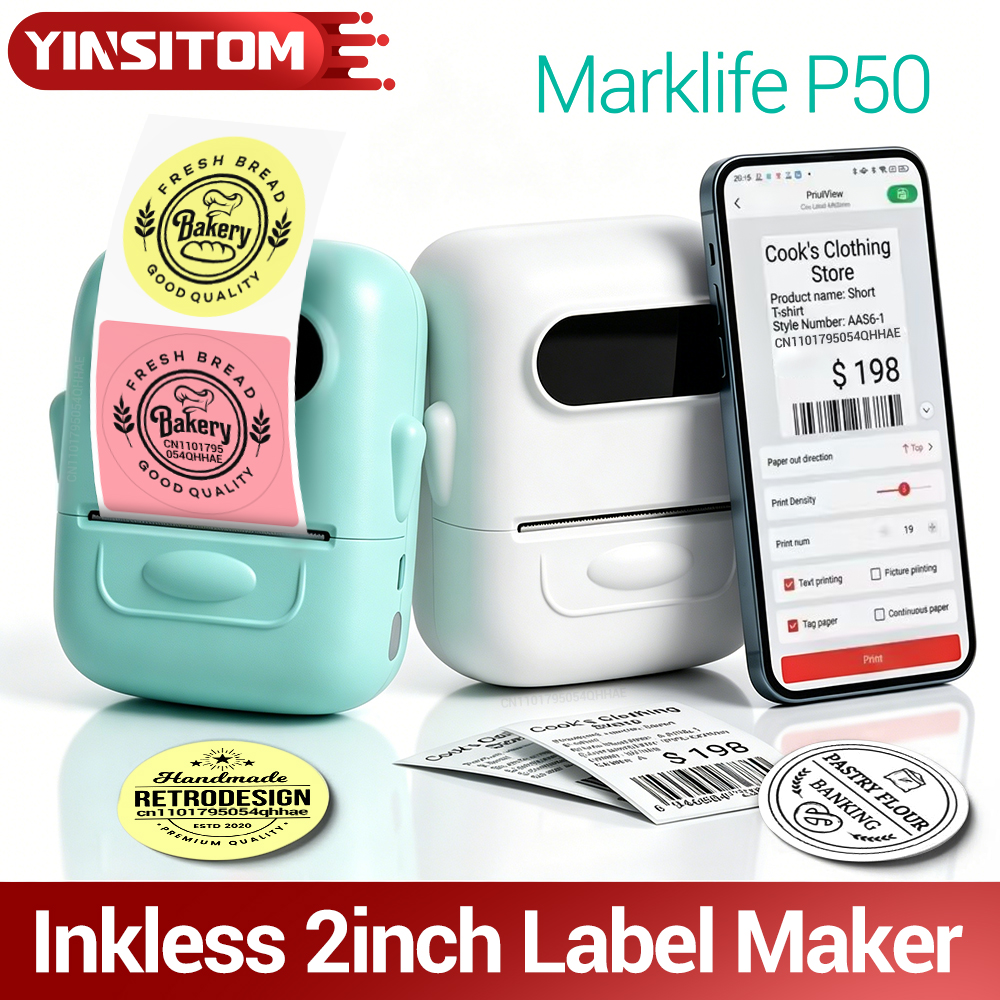 P50 Marklife 20-50mm Thermal L - Commercial Printing Machine Price avis et prix